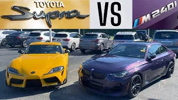 2023 Toyota Supra vs BMW M240i | Battle of the B58 \\ Which BMW is Better??